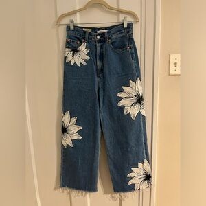 Farm Rio x Levi’s High Loose Floral Jeans
